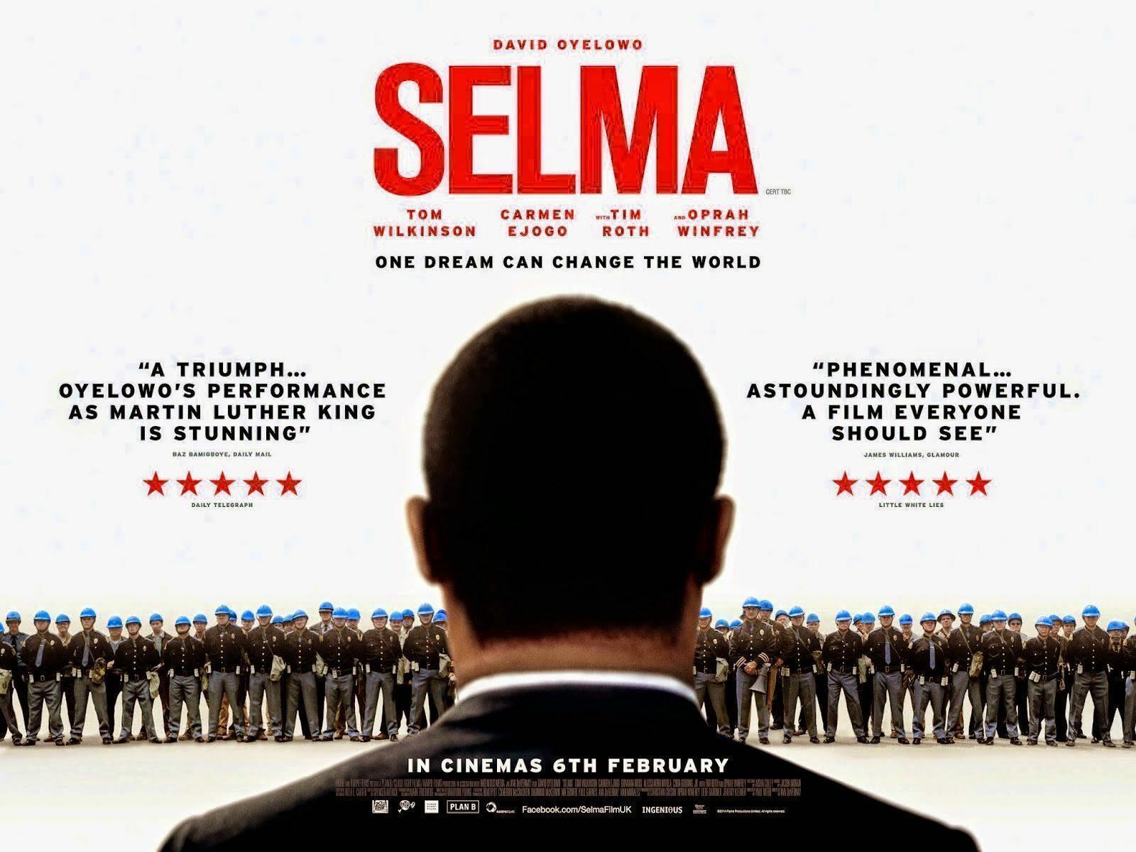 "Selma", vencedor do Oscar de Melhor Canção Original, é um dos filmes que serão exibidos no Cine & Vídeo Tarumã